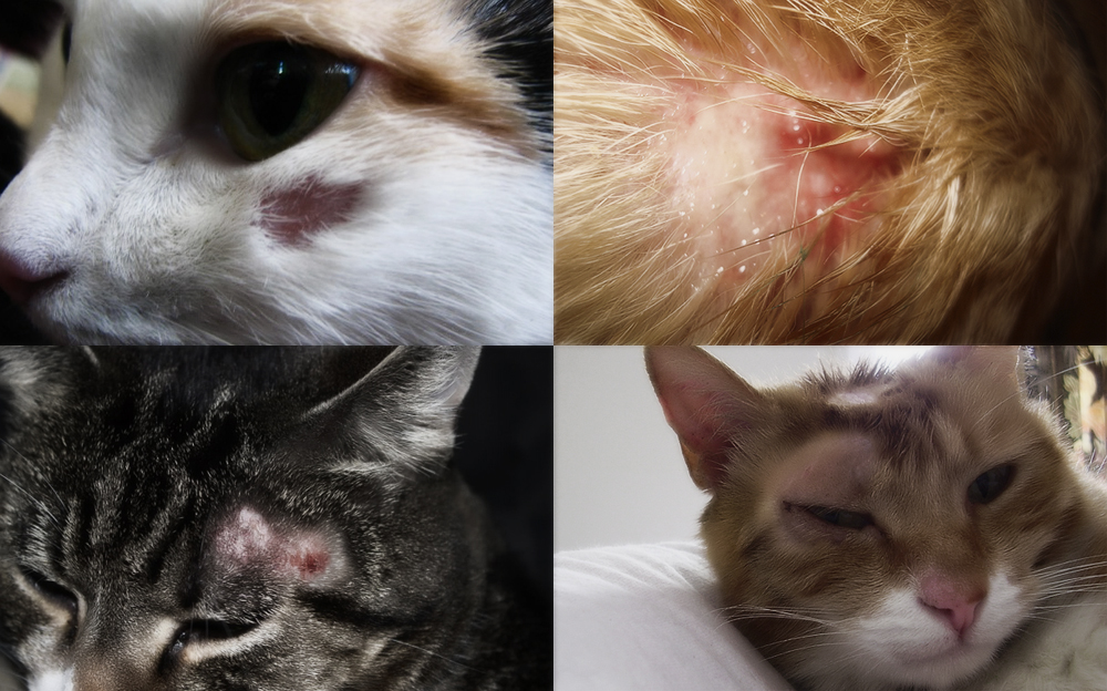 Виды лишая у кошек: симптомы и лечение
